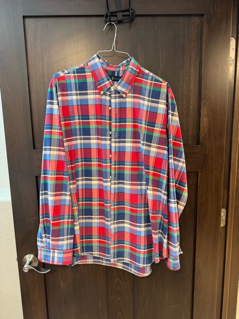 Ralph Lauren Multicolor Red Plaid Button-Down Shirt